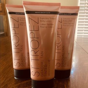ST Tropez everyday tinted body lotion.